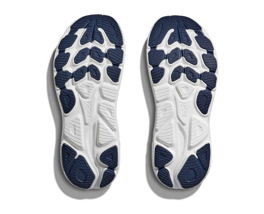 HOKA Clifton 10 donna Soaring Blue/Frost, battistrada della coppia