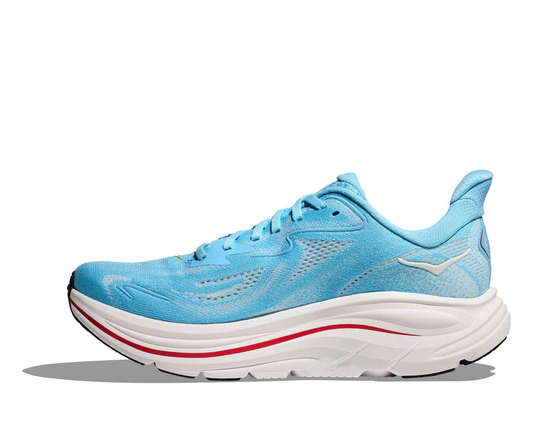 HOKA Clifton 10 donna Soaring Blue/Frost, vista laterale interna