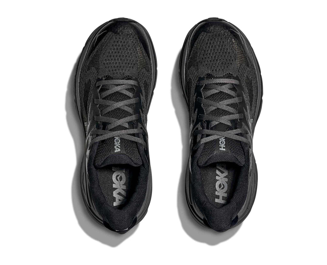 HOKA Challenger 8 donna Black/Outer Orbit, vista dall’alto della coppia