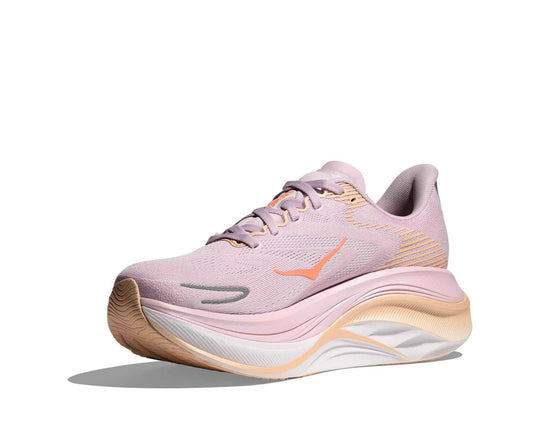 HOKA Skyward X 2 donna Lilac Cream/Tangerine Glow, vista di tre quarti dal lato interno
