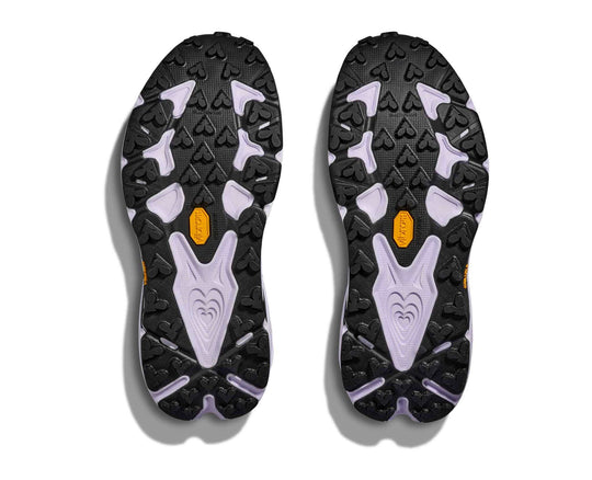 HOKA Speedgoat 7 donna Berry Jam/Starlight Glow, battistrada della coppia