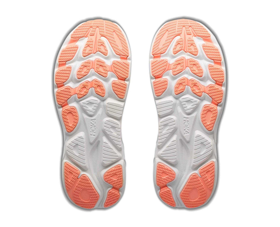 HOKA Clifton 11 donna Faded Navy/Glimmering Blue, battistrada della coppia