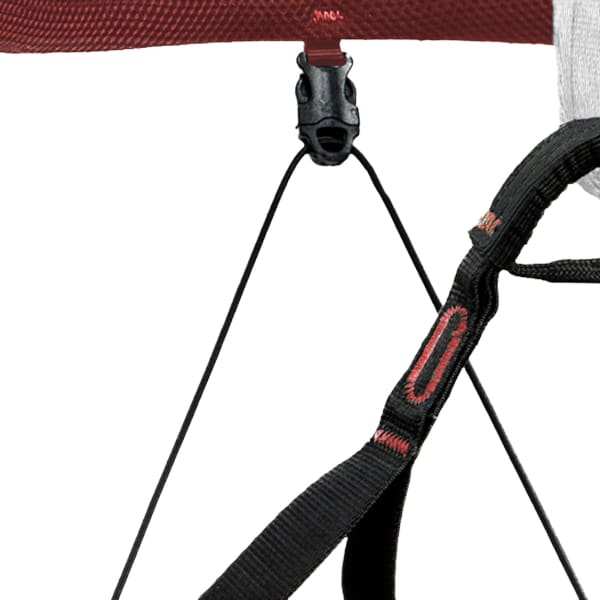 Imbracatura da arrampicata Vista M'S Harness per uomo, resistente e confortevole, ideale per sessioni intensive in falesia e palestra, con materiali riciclati e fibbia in alluminio.