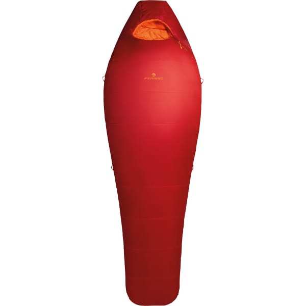 Sacco Nightec -5° C high-performance recycled polyester sleeping bag for alpine trekking with thermal insulation and ergonomic hood