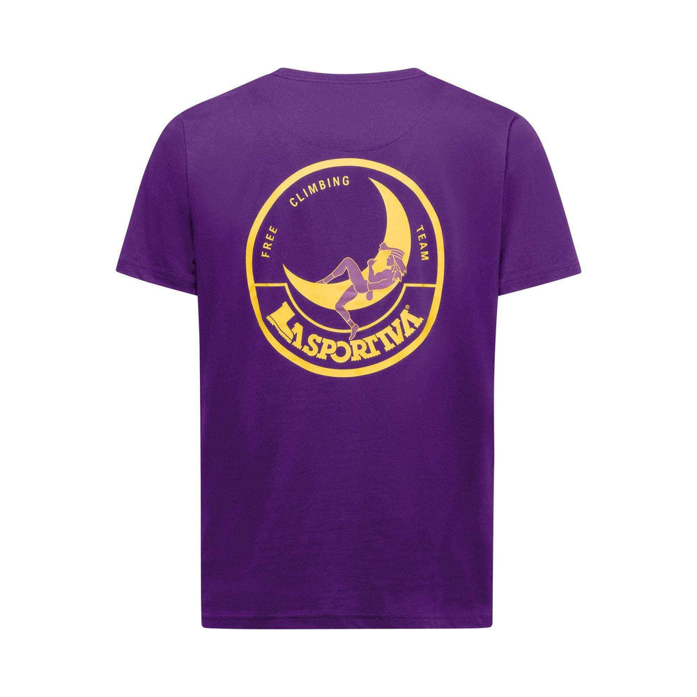 T-Shirt in cotone organico con stampa iconica Climbing On The Moon M