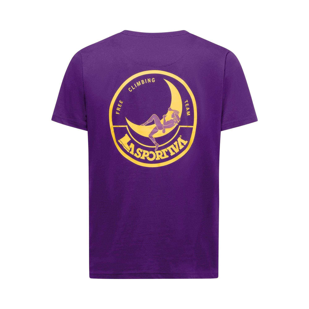 T-Shirt in cotone organico con stampa iconica Climbing On The Moon M