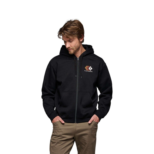 M Faded Full Zip Hoody - Black - Blogside