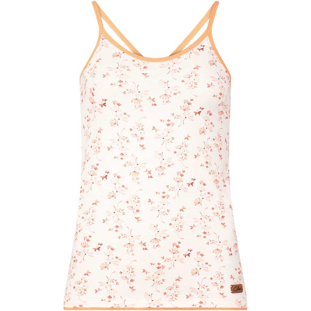 Massouri Watercolor Floral - White/Coral - Blogside