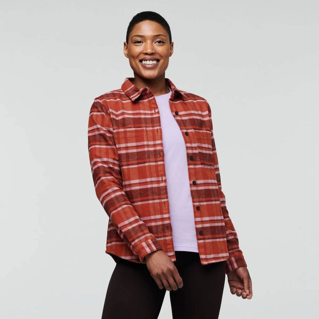 Mero Organic Flannel Shirt W - Spice Plaid - Blogside