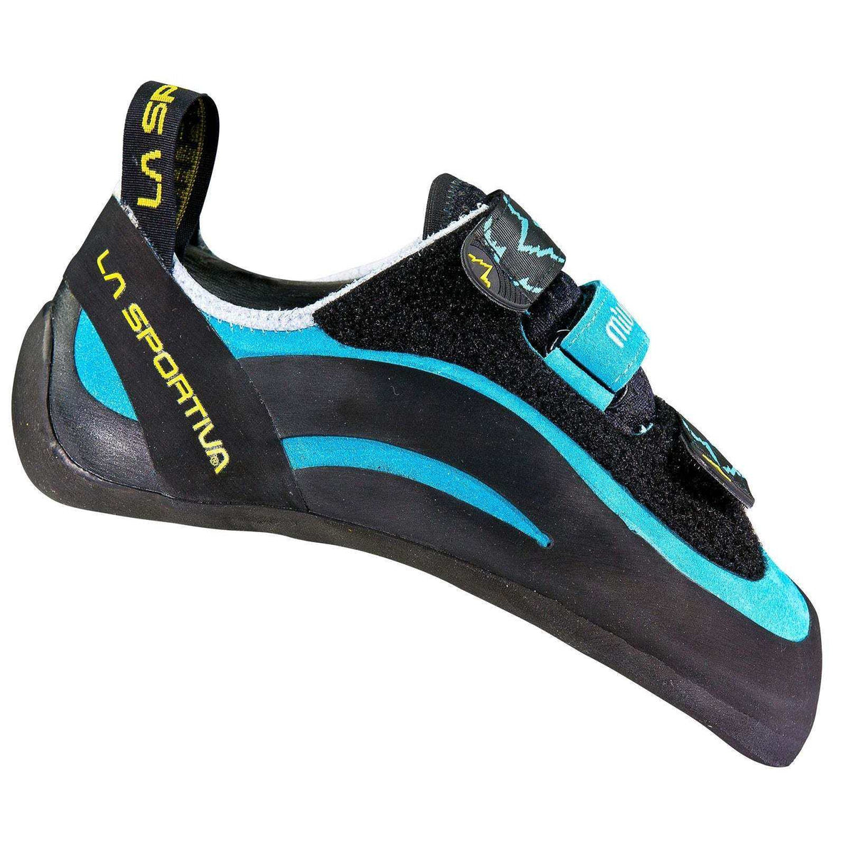 Scarpetta da arrampicata femminile Miura VS con tomaia tubolare in vitello scamosciato e suola Vibram XS Grip2