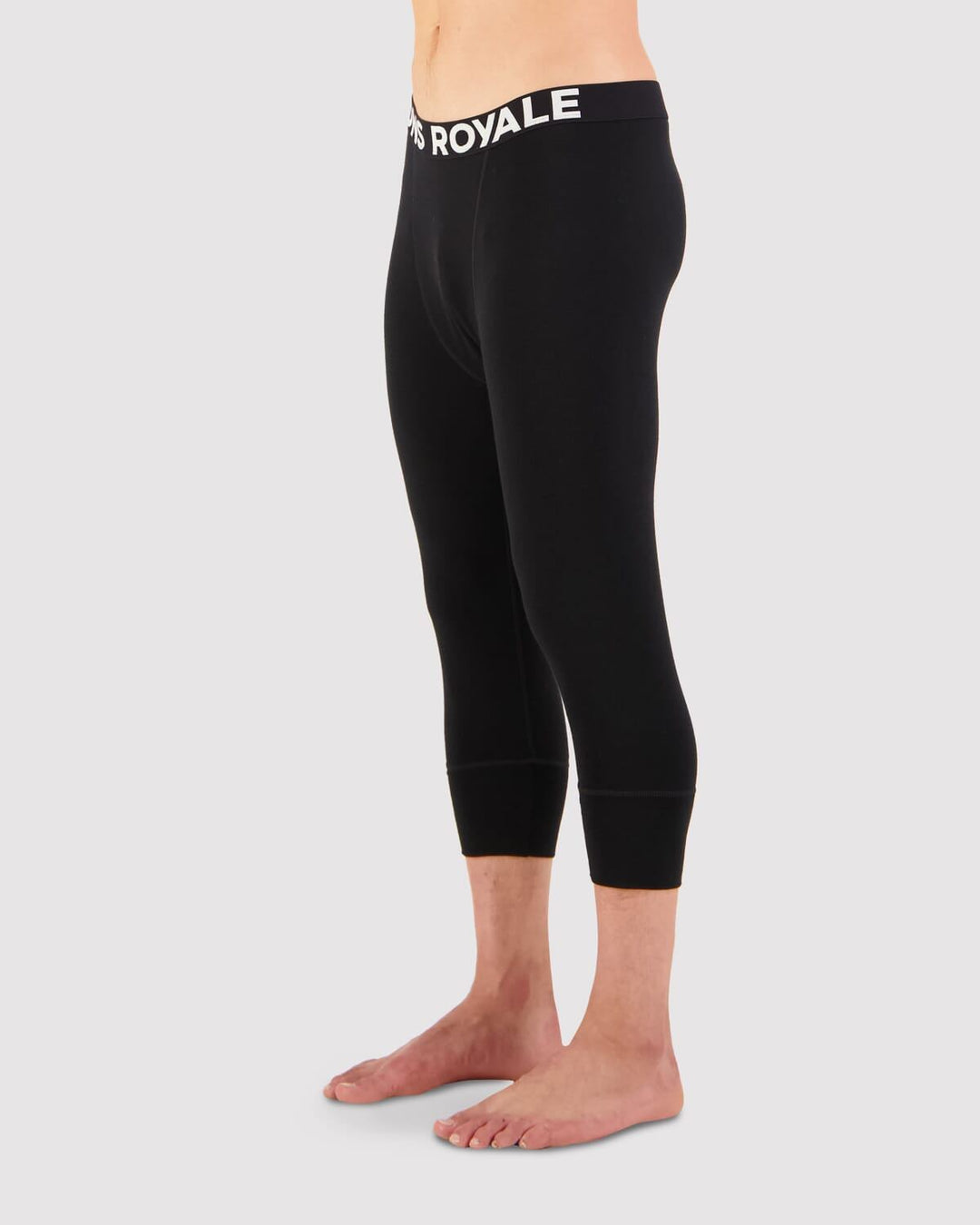 Cascade Merino Base Layer 3/4 Legging - Black | Men's Leggings - 1