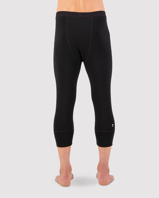Cascade Merino Base Layer 3/4 Legging - Black | Men&