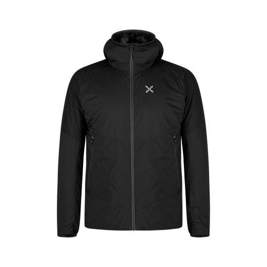 Montura Dolomiti Hooded Jacket Black, vista frontale