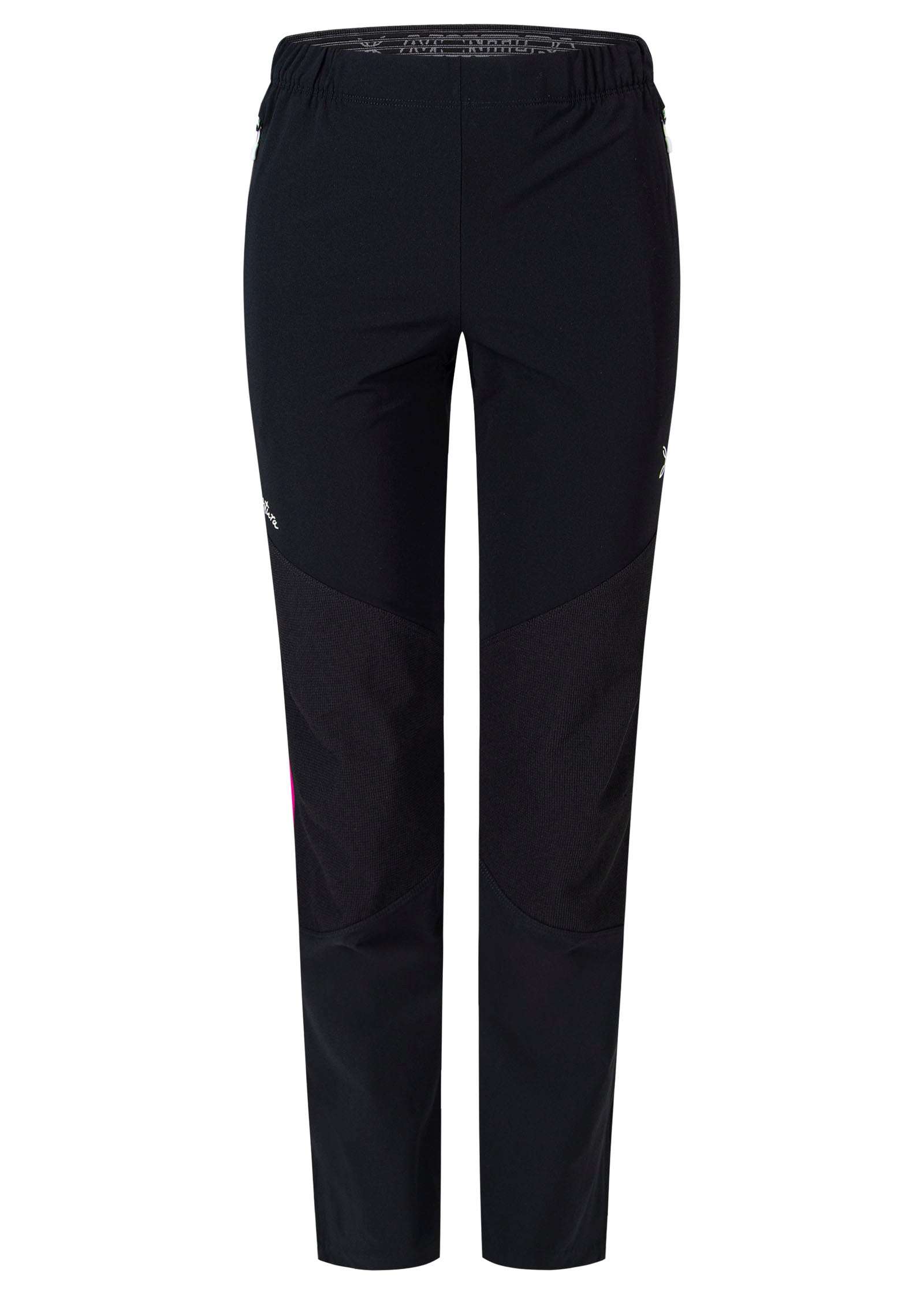 Pantalone lungo donna Mountain Fast Pants in nylon DWR 4-way stretch with reinforced knee patch and zip pockets for outdoor activities