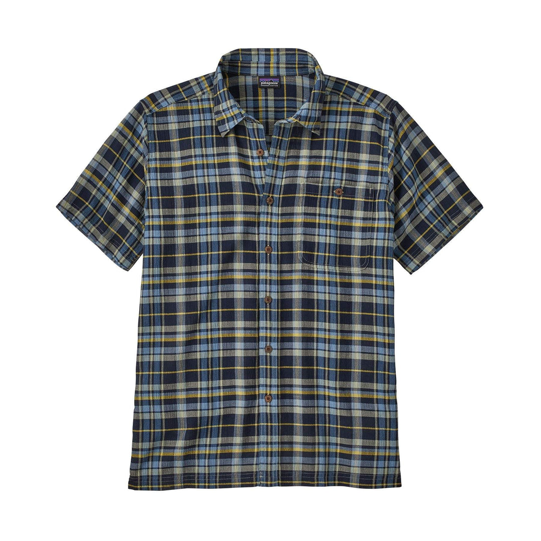 M's A/C Shirt - Paint Plaid: Tidepool Blue - Blogside