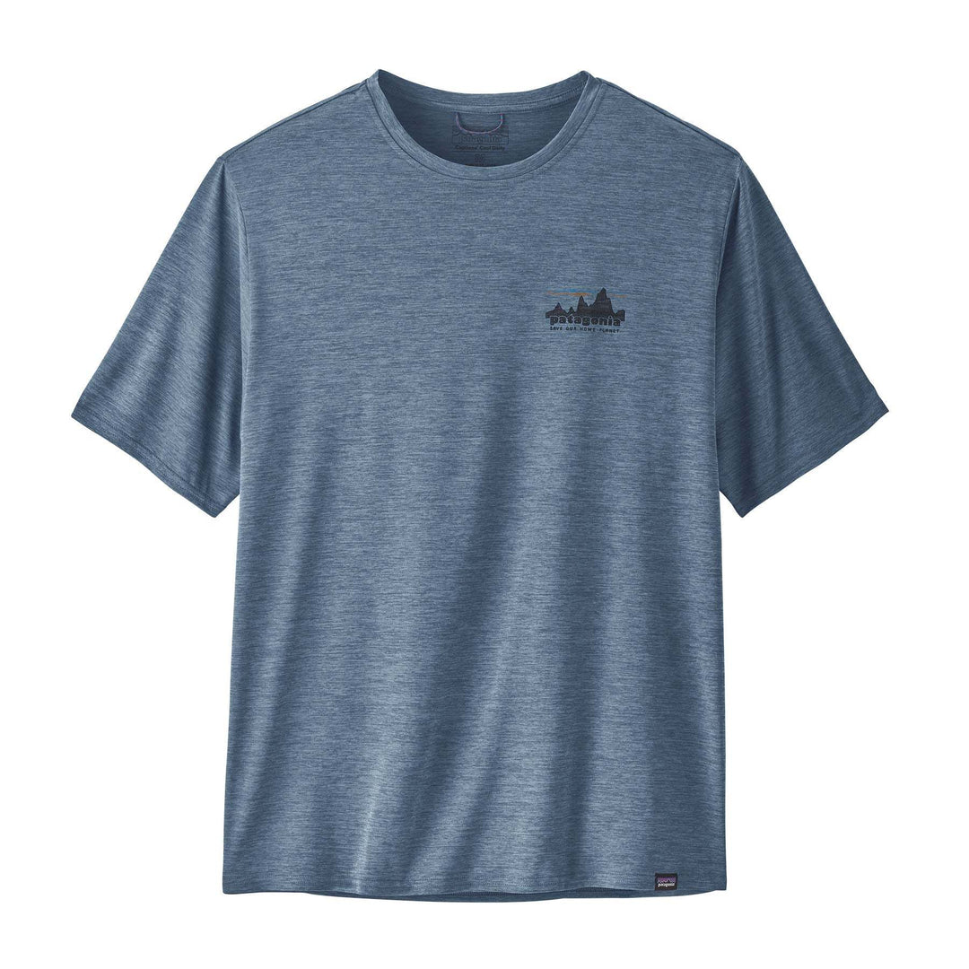 M's Cap Cool Daily Graphic Shirt - 73 Skyline: Utility Blue X-Dye - Blogside