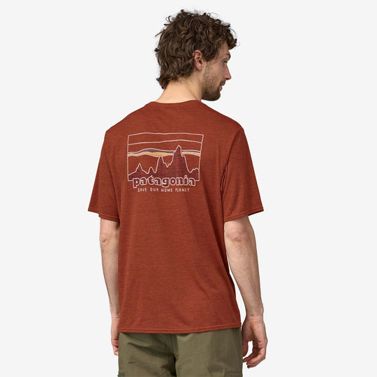 M's Cap Cool Daily Graphic Shirt - '73 Skyline: Burl Red X-Dye - Blogside