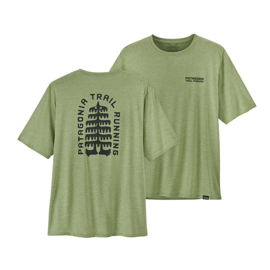 M's Cap Cool Daily Graphic Shirt - Lands - Tree Trotter: Salvia Green X-Dye - Blogside