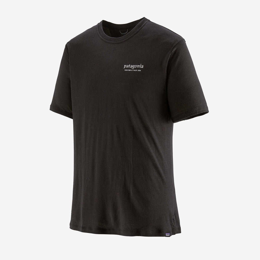 M's Cap Cool Merino Graphic Shirt - Heritage Header: Black - Blogside