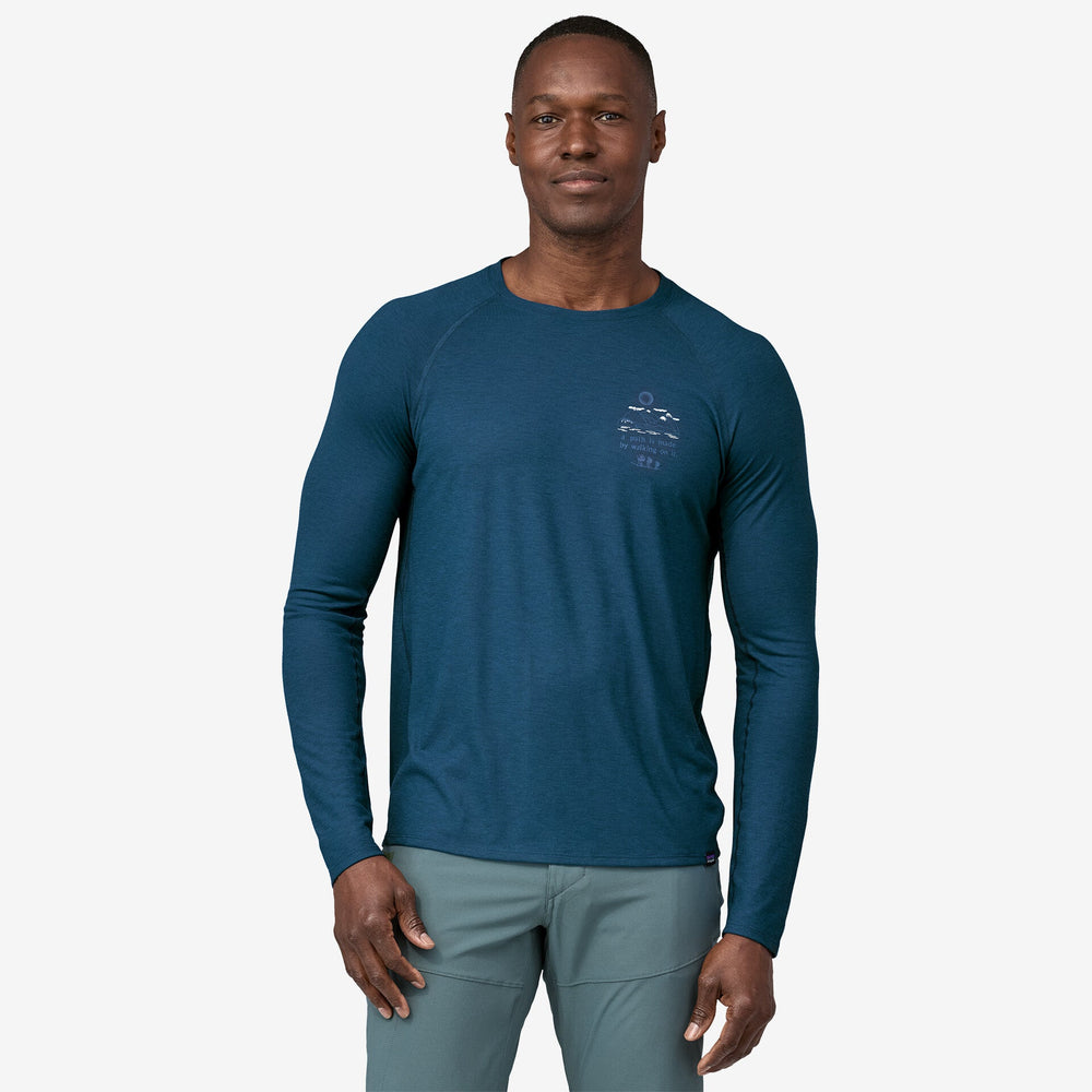 M's L/S Cap Cool Trail Shirt - Lagom Blue - Blogside