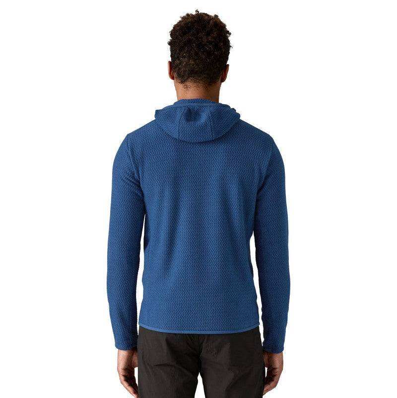 M's R1 Air Full-Zip Hoody lightweight breathable recycled polyester technical fleece with hood and zip pockets