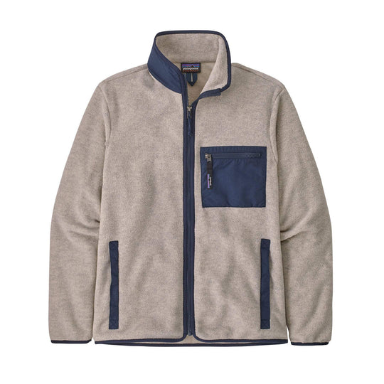 Men's Synch Jkt made from recycled polyester with full zip and pockets, Fair Trade Certified.