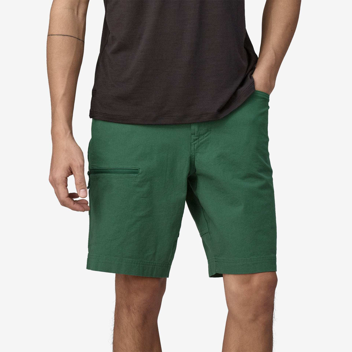M's Venga Rock Shorts in Regenerative Organic Certified cotton with Fair Trade Certified seams and ergonomic pockets for climbing comfort