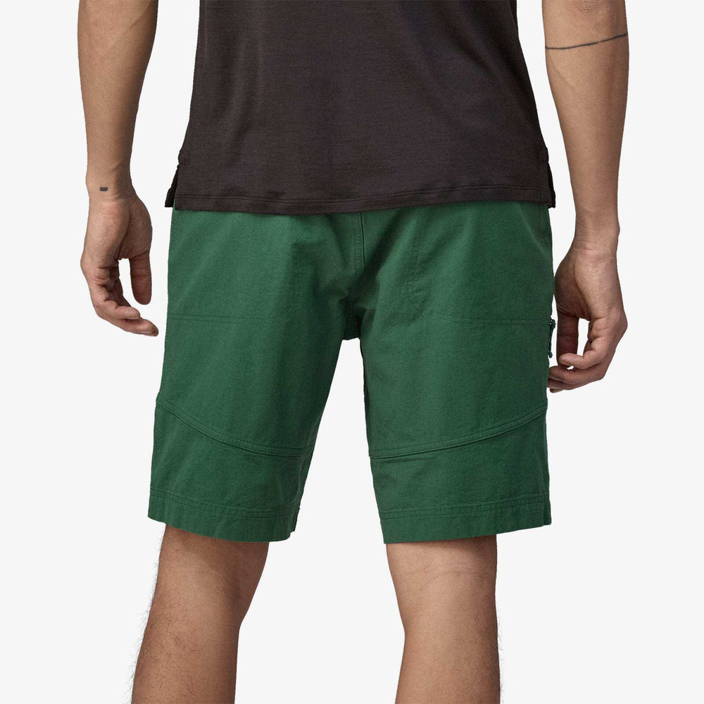 M's Venga Rock Shorts in Regenerative Organic Certified cotton with Fair Trade stitching, designed for climbing comfort and durability