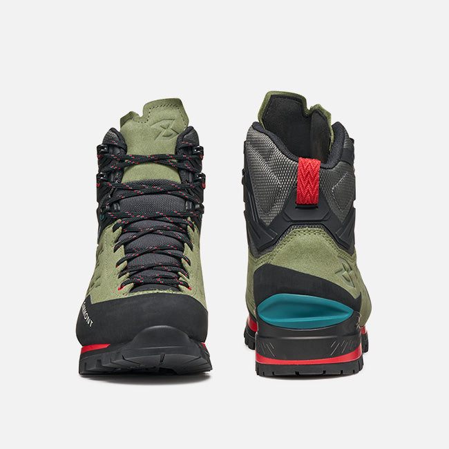 Ascent Evo Gtx Olivine Green/Racing Red – fronte e retro