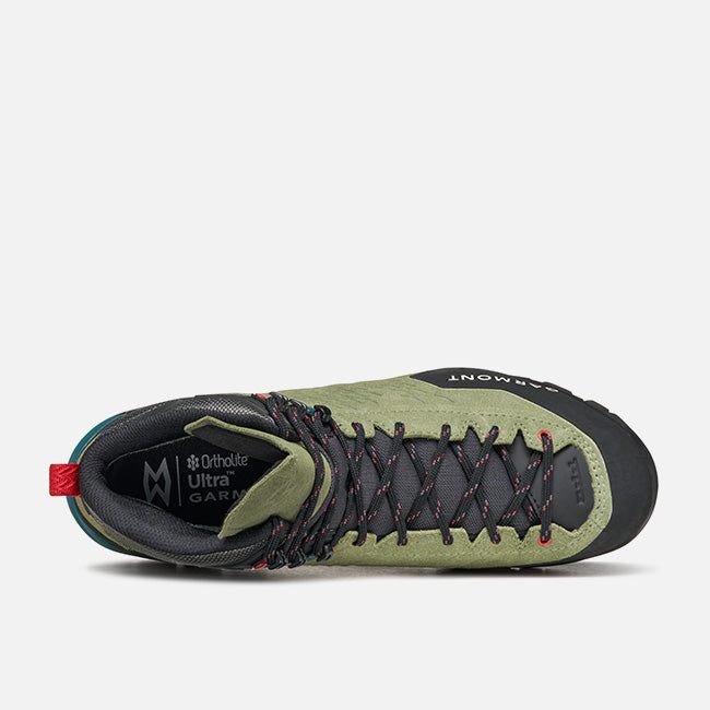 Ascent Evo Gtx Olivine Green/Racing Red – vista dall’alto
