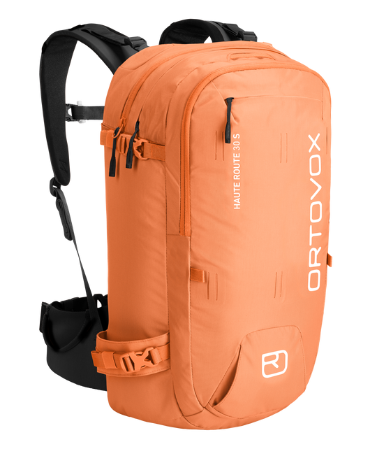 Ortovox Haute Route 30 S Faded Tangerine, vista frontale a tre quarti
