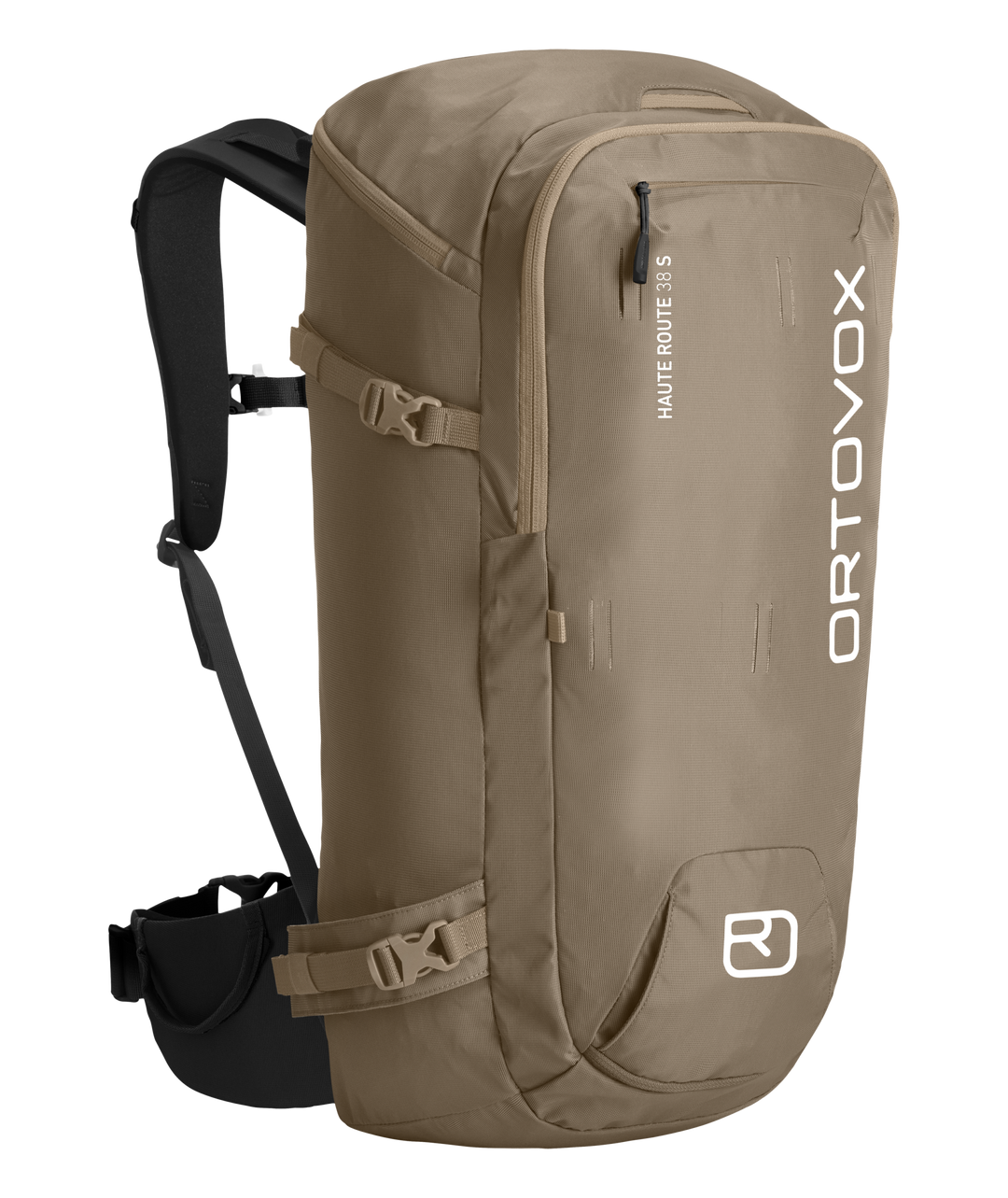 Ortovox Haute Route 38 S Dark Linen, vista frontale a tre quarti