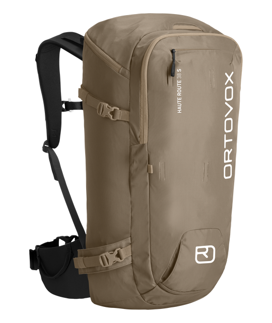 Ortovox Haute Route 38 S Dark Linen, vista frontale a tre quarti