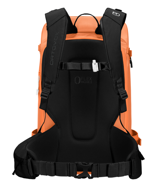 Ortovox Haute Route 40 Faded Tangerine, schienale e spallacci