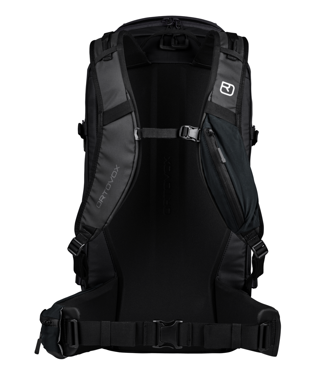 Ortovox Venet Tour 28 S Black Raven, schienale e spallacci