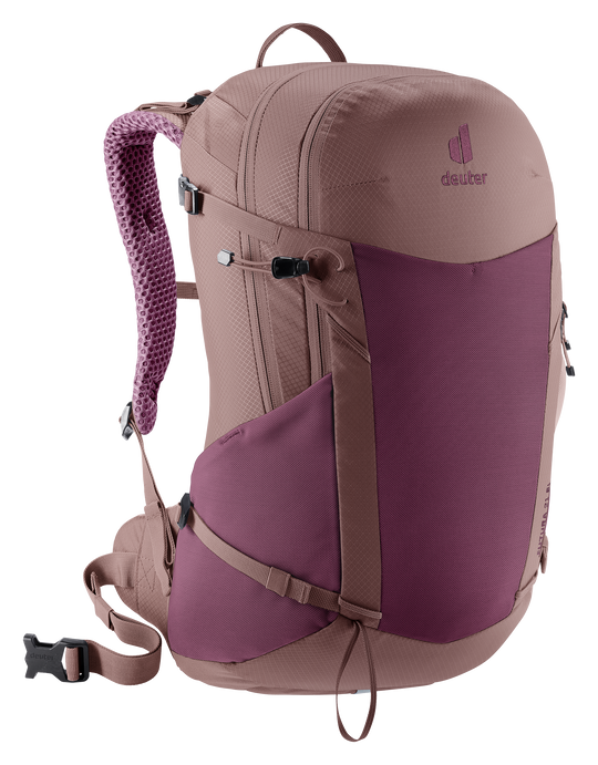 Deuter Futura 21 SL Cassis/Ashrose, frontale tre quarti opposto