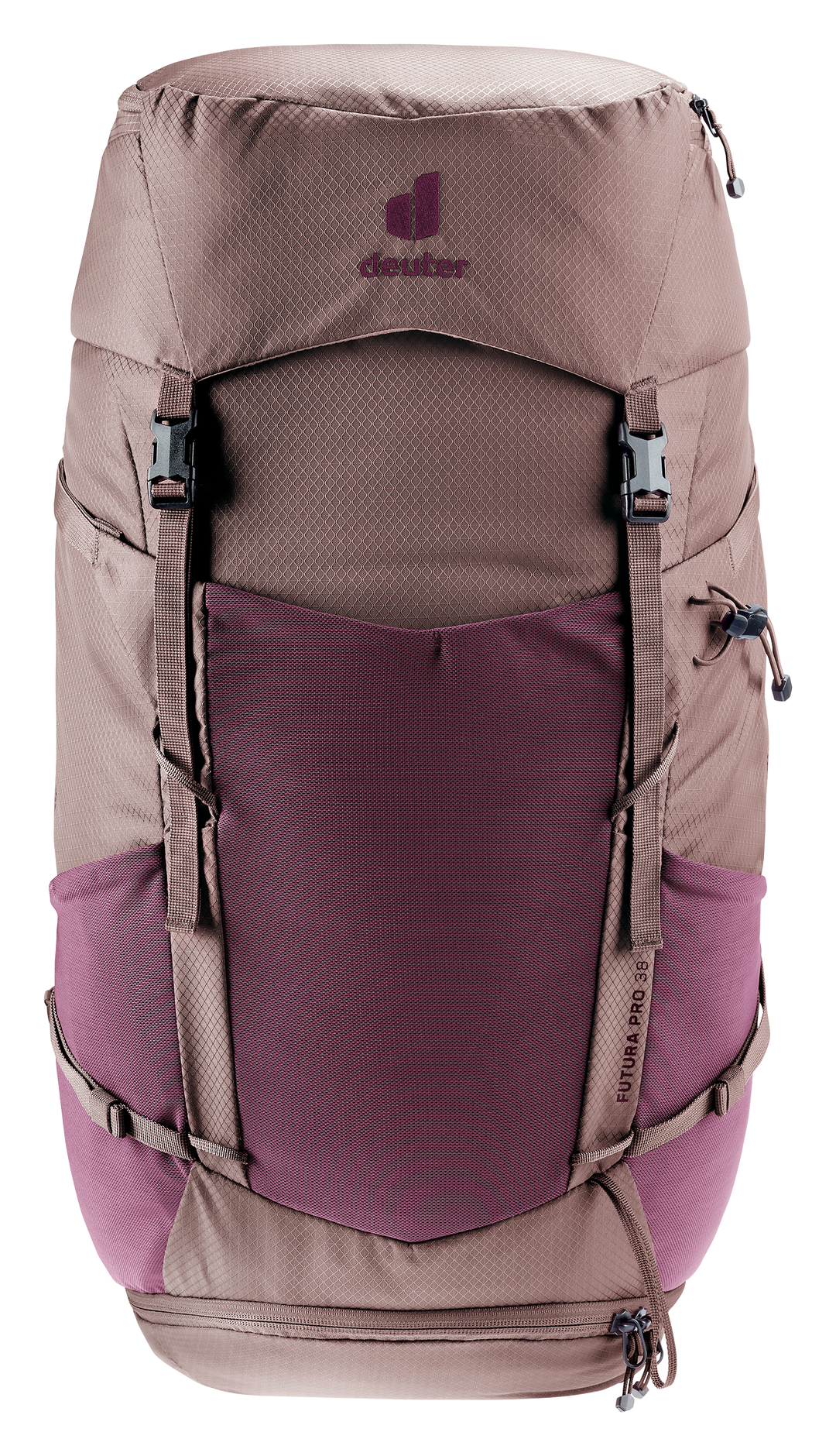 Deuter Futura Pro 38 SL Cassis/Ashrose, frontale
