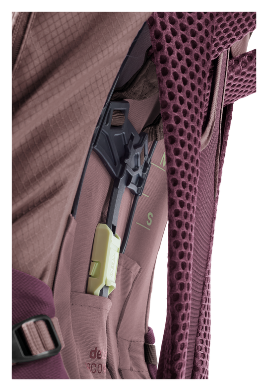 Deuter Futura Pro 38 SL Cassis/Ashrose, dettaglio regolazione VariClick
