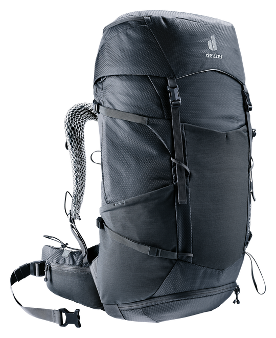 Deuter Futura Pro 38 SL Black, frontale tre quarti opposto