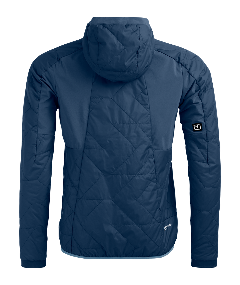 Ortovox Venet Swisswool 60 Jacket M - Blue Nunatak, vista posteriore