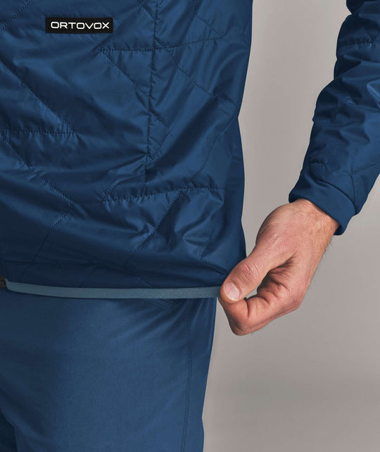 Ortovox Venet Swisswool 60 Jacket M - Blue Nunatak, dettaglio bordo inferiore