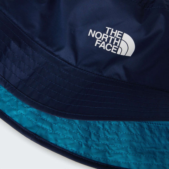The North Face Sun Stash Hat Summit Navy/River Ice, dettaglio interno e bordo reversibile