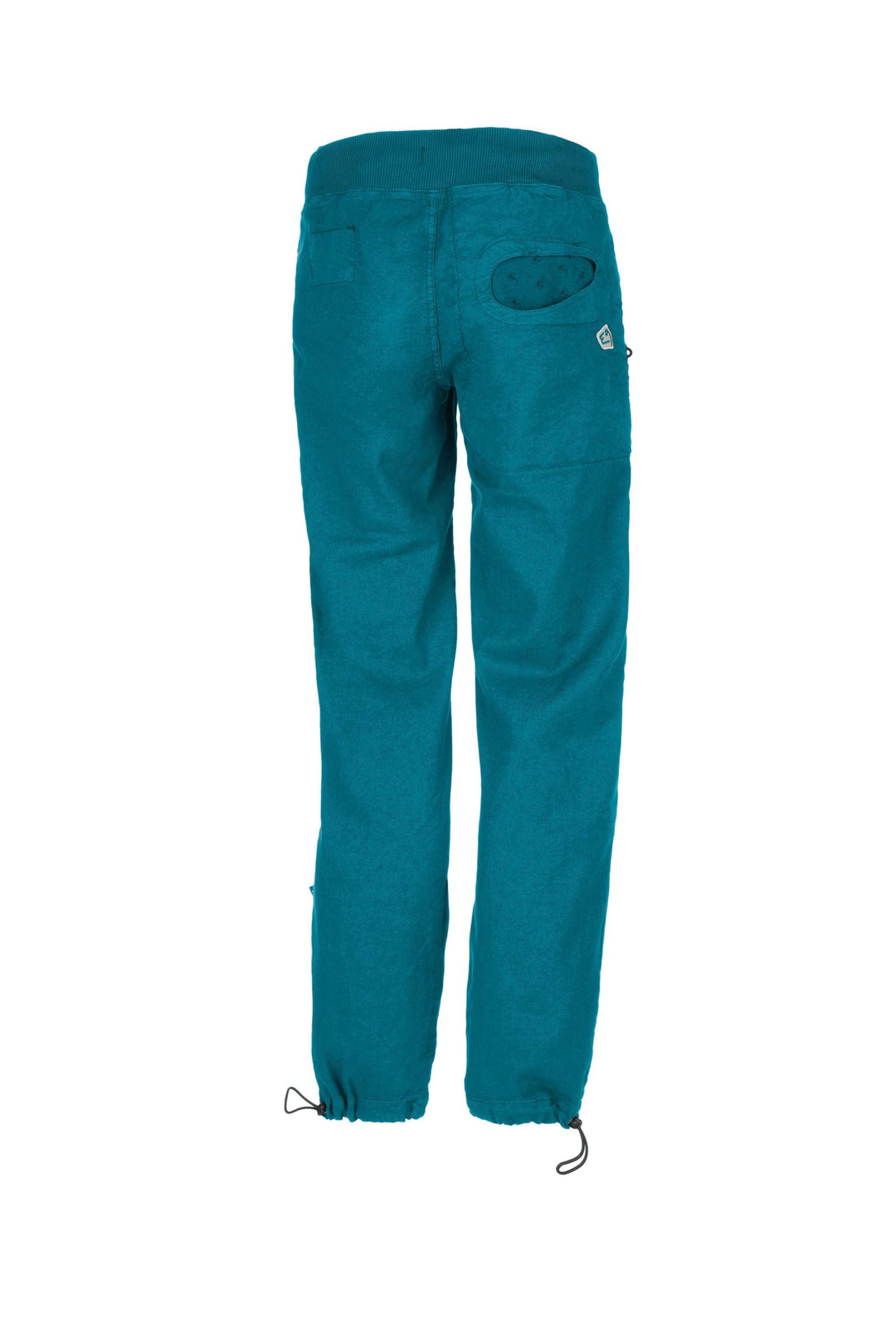 Outdoor and climbing pants in linen and organic cotton fabric, adjustable hem and waist, Onda Flax.