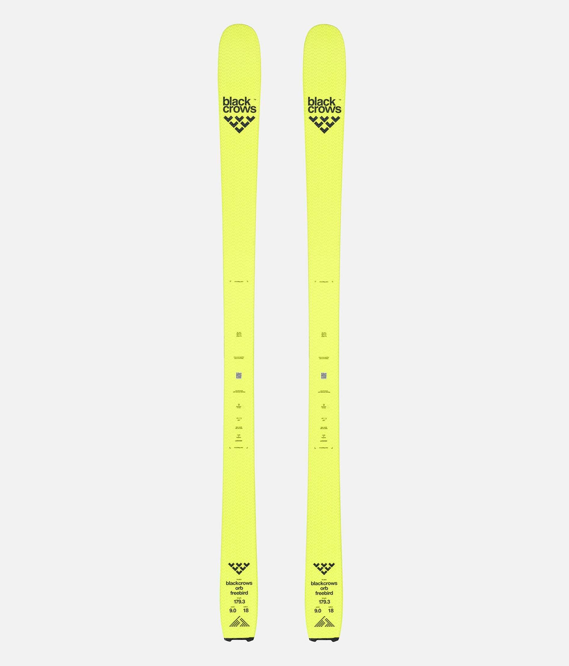 Orb Freebird Skis - Yellow - Blogside