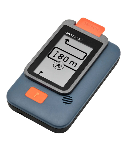 Ortovox Focus Voice Safety Blue, vista inclinata