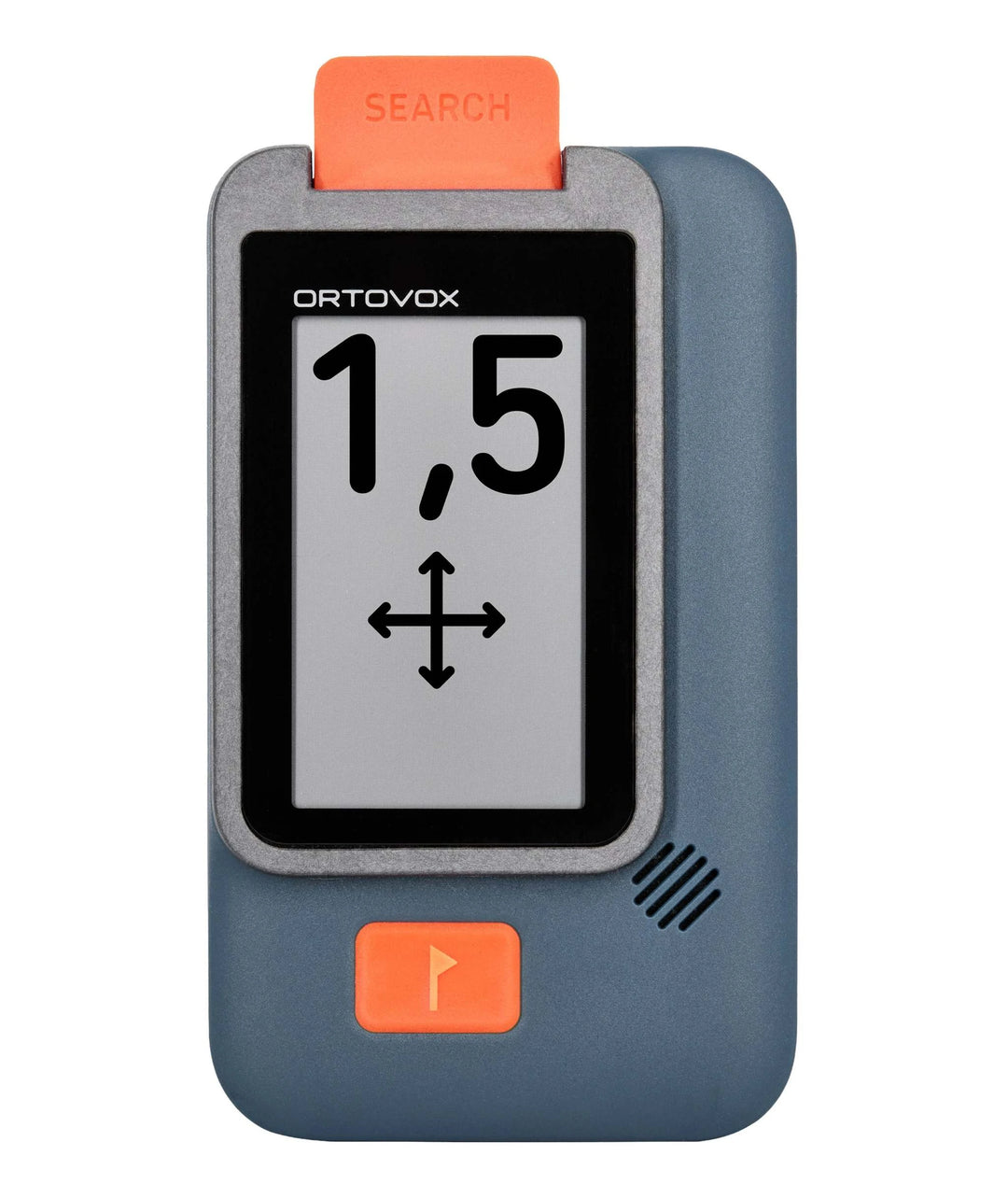 Ortovox Focus Voice Safety Blue, display di ricerca fine
