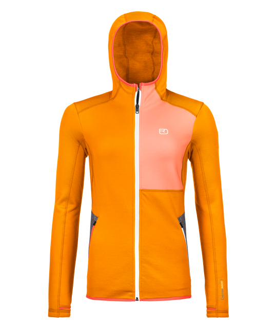 Ortovox Fleece Hoody W Autumn Leaves - fronte