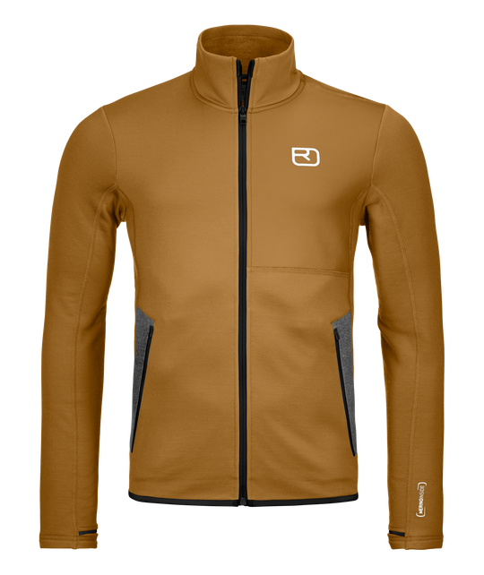 Ortovox Fleece Jacket M Dark Cumin - fronte
