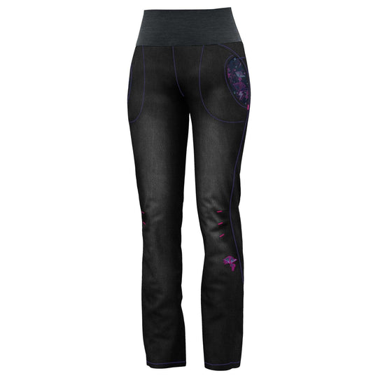 Comfortable outdoor and leisure pants with elastic waist, ideal for climbing.