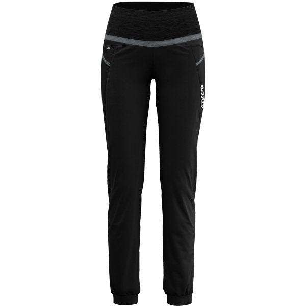 Pant Exit Light trekking pants with side thigh pockets, elastic waistband, and cuffed leg openings in lightweight, breathable fabric